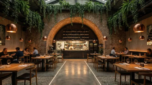 Intérieur restaurant La Cour